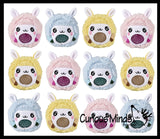 Plush Alpaca Farm Animal Water Bead Filled Squeeze Stress Balls - Sensory, Stress, Fidget Toy Bubble Blow Llama Lamb Sheep