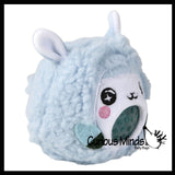 Plush Alpaca Farm Animal Water Bead Filled Squeeze Stress Balls - Sensory, Stress, Fidget Toy Bubble Blow Llama Lamb Sheep