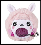 Plush Alpaca Farm Animal Water Bead Filled Squeeze Stress Balls - Sensory, Stress, Fidget Toy Bubble Blow Llama Lamb Sheep