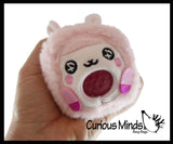 Plush Alpaca Farm Animal Water Bead Filled Squeeze Stress Balls - Sensory, Stress, Fidget Toy Bubble Blow Llama Lamb Sheep