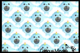 Plush Narwhal Animal Water Bead Filled Squeeze Stress Balls - Sensory, Stress, Fidget Toy PBJ Bubble Blow