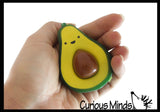 LAST CHANCE - LIMITED STOCK - Pop Out Avocado Pit Stress Ball, Slow Rise Squishy - Push Poke Bubble Wrap Fidget Toy - Sensory Stress Toy Avacado