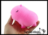 NEW - Capybara Family Set of 3 Puffer Air- Filled Squeeze Stress Balls - Large Rodent  -  Sensory, Stress, Fidget Toy