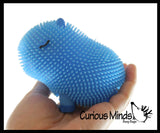 NEW - Capybara Family Set of 3 Puffer Air- Filled Squeeze Stress Balls - Large Rodent  -  Sensory, Stress, Fidget Toy