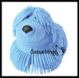 Shaggy Mop Dog Large 8" Puffer Ball - Sensory Therapy Fidget Stress Balls - OT Autism SPD