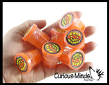 Pumpkin Guts - Mini Slime Containers with Orange Putty for Halloween Goody Bags - Trick or Treat