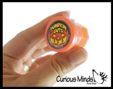 Pumpkin Guts - Mini Slime Containers with Orange Putty for Halloween Goody Bags - Trick or Treat