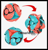Color Changing Flip Inside Out Ball - Ball That Flips to A Different Color When Thrown