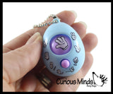 Rock, Paper, Scissors, Shoot Fidget Toy with Keyring - Mini Game Spinner