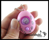 Rock, Paper, Scissors, Shoot Fidget Toy with Keyring - Mini Game Spinner
