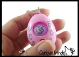 Rock, Paper, Scissors, Shoot Fidget Toy with Keyring - Mini Game Spinner