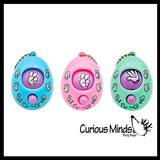Rock, Paper, Scissors, Shoot Fidget Toy with Keyring - Mini Game Spinner
