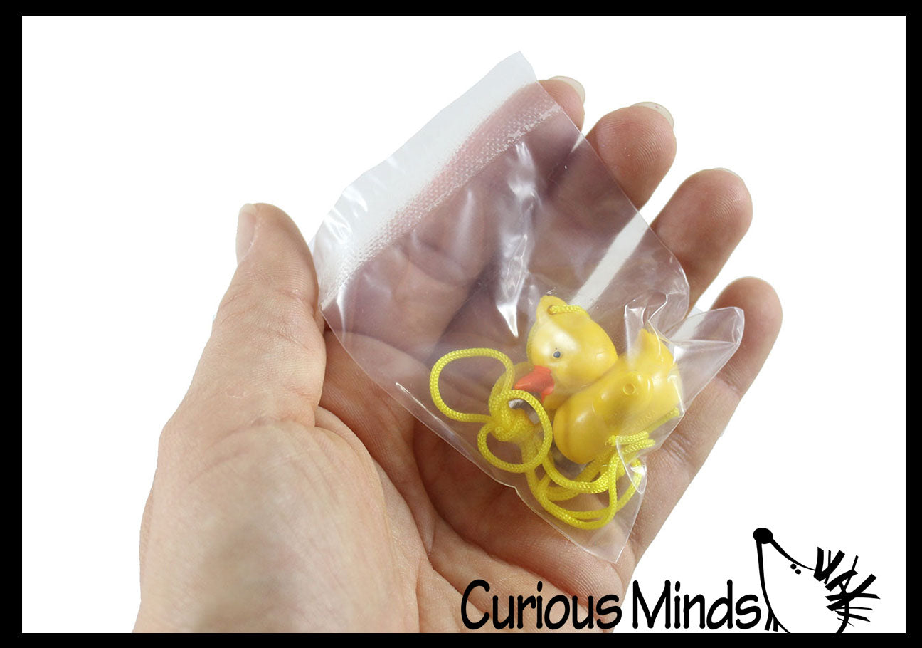 Rubber Duck Necklaces  - Rubber Duckies - Cute Novelty Prize Reward Giveaway Jewelry