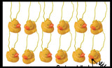 Rubber Duck Necklaces  - Rubber Duckies - Cute Novelty Prize Reward Giveaway Jewelry