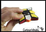 Multi-Colored Puzzle Spinner Cube Games - Problem-Solving Brain Teaser Logic Toys - Travel Toy Fidget Spinners