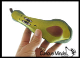 Sand Filled Squishy Banana and Avocado - Moldable Sensory, Stress, Squeeze Fidget Toy ADHD Special Needs Soothing