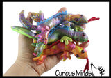 Lizard Sand Filled Animal Toy - Heavy Weighted Sandbag Animal Plush Bean Bag Toss - Shimmering Glitter Gecko