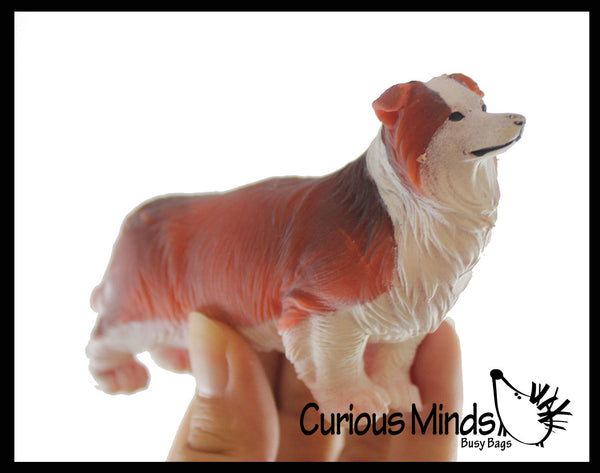 Stretchy Collie Dog Crushed Bead Sand Filled - Doggy Lover Sensory