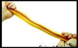 NEW - Sand Filled Squishy Hot Dog - Moldable Sensory, Stress, Squeeze Fidget Toy ADHD Special Needs Soothing Junk Food