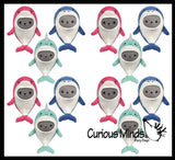NEW - Plush Seal in Costume -  Stuffed Animal Toy - Soft Plushie Stuffie - Ocean Sea Narwhal, Dolphin, Shark Dressed Up