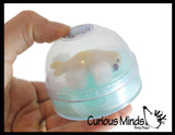 Seal Slime - Arctic Themed Seal Slime Putty with Foam Ice Cubes and Figurine