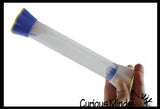 NEW - Erupting Volcano Glitter Filled Liquid Dripping Stick Timer Drip Down and Float Up - Calm Down Jar - Soothing and Calming Motion - Liquid Timer Sensory Office Desk Toy - Visual Stimulation