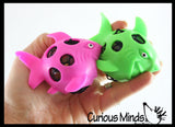 Shark Mesh Water Bead Filled Squeeze Stress Ball -Mesh -  Sensory, Stress, Fidget Toy