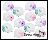 NEW - Large Lamb Sheep Easter Themed Creamy Doh Filled Squeeze Stress Balls Sensory, Stress, Fidget Toy