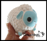 NEW - Large Lamb Sheep Easter Themed Creamy Doh Filled Squeeze Stress Balls Sensory, Stress, Fidget Toy