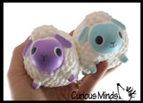 NEW - Large Lamb Sheep Easter Themed Creamy Doh Filled Squeeze Stress Balls Sensory, Stress, Fidget Toy