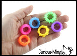 Silicone Textured Sensory Ring - Soft Silicone Fidget Ring - Fidget Jewelry