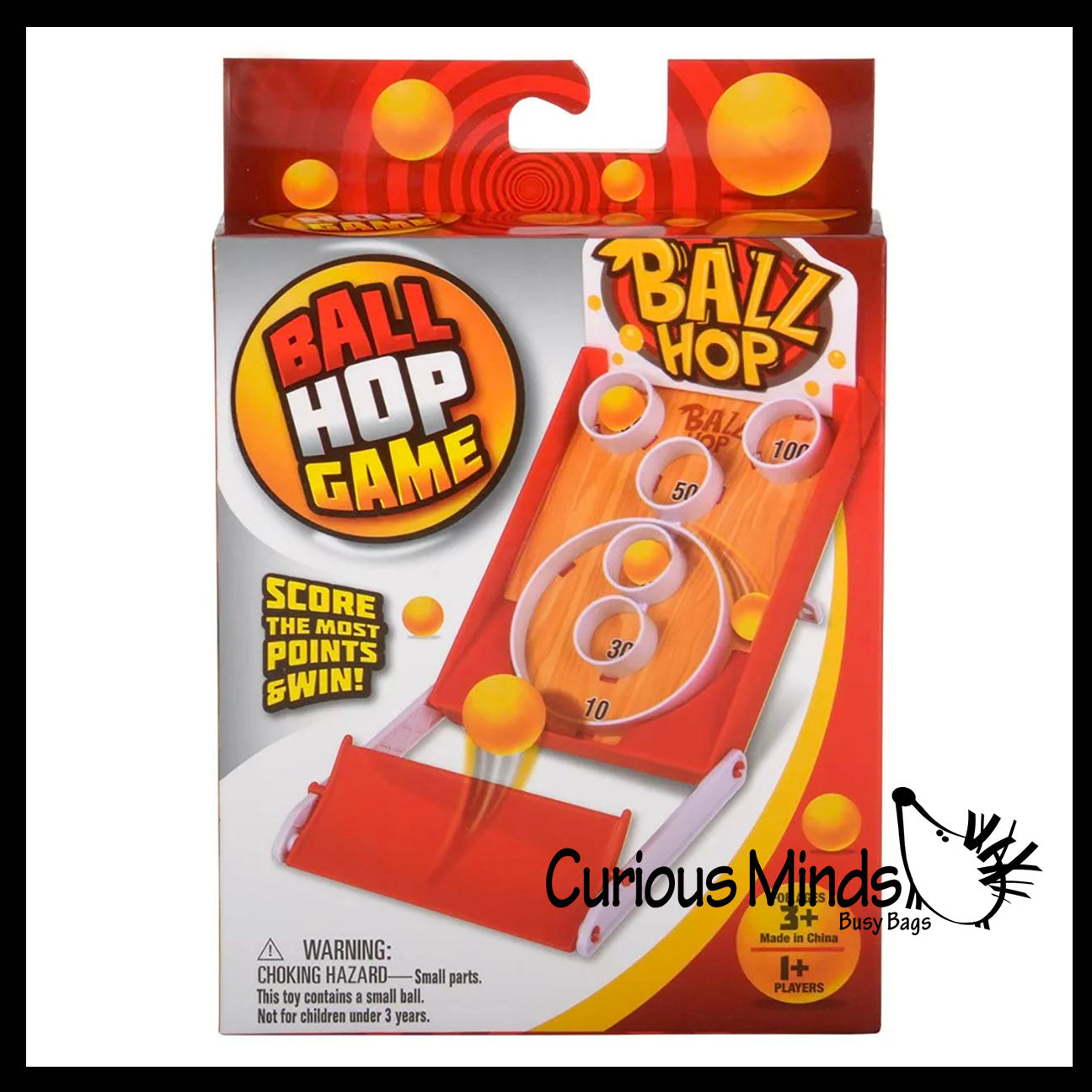 NEW - Mini Arcade Ball Toss Tabletop Sports Game - Launch Balls into Score