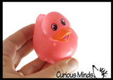 Medium 2" Glitter Rubber Ducks - Rubber Duckies - Cute Novelty Prize Reward Giveaway