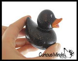 Medium 2" Glitter Rubber Ducks - Rubber Duckies - Cute Novelty Prize Reward Giveaway