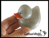 Medium 2" Glitter Rubber Ducks - Rubber Duckies - Cute Novelty Prize Reward Giveaway