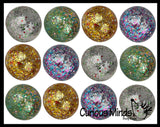 Sparkle Sugar Ball - Glittery Shimmer Thick Glue,Gel,Syrup,Molasses Stretch Ball - Ultra Squishy and Moldable Slow Rise Relaxing Sensory Fidget Stress Toy