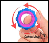 Spin Ring - Soft Silicone Fidget Spinner Ring - Fidget Spinning Jewelry