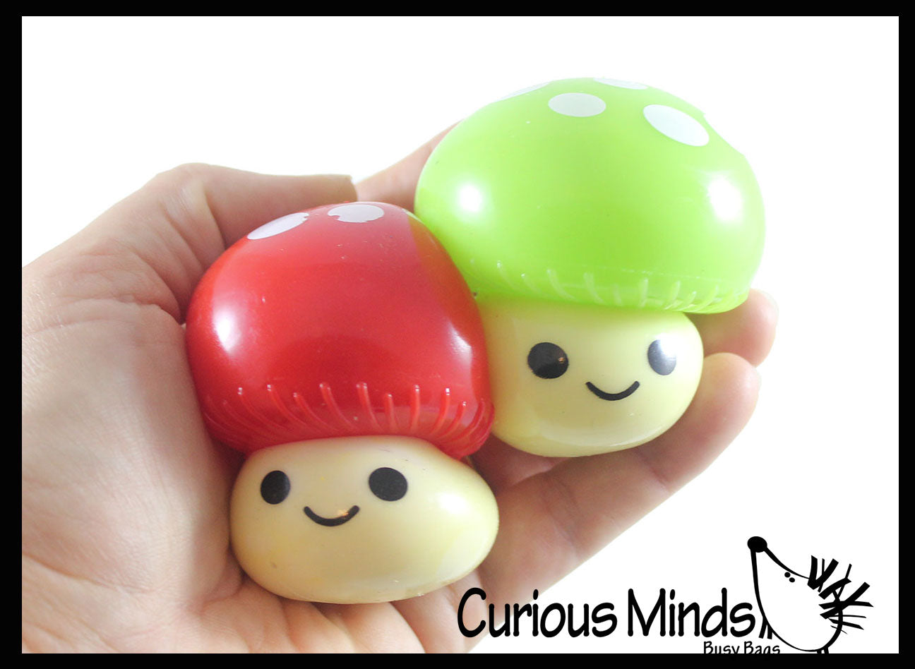 NEW - Mushroom Splat Ball -  Water Filled Splat Stress Ball - Throw to Make it Splat and Watch it Come Back Shroom Fungus