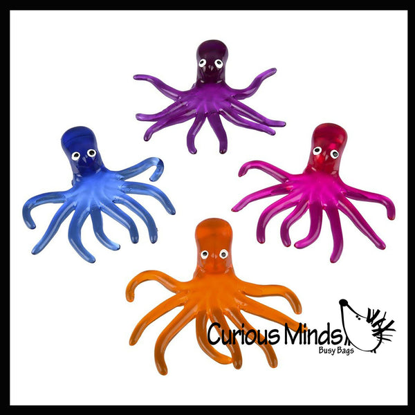Octopus Ultra Sticky Toy Super Sticky Novelty Toy Sticky Hands Ani Curious Minds Busy Bags