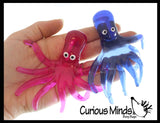 Octopus Ultra Sticky Toy - Super Sticky Novelty Toy - Sticky Hands Animal