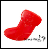 Sticky and Stretchy Christmas Trees and Stockings - Small Festive Holiday Party Favor Toys