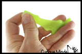 Sticky and Stretchy Christmas Trees and Stockings - Small Festive Holiday Party Favor Toys