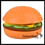 Stretchy and Squishy Burger Stress Ball - Doh Filled Buns and Stretchy Toppings