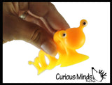 Suction Cup Caterpillar Fidget - Water Bath Toy - Window - Plane Car Stick and Pull Fidget