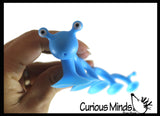 Suction Cup Caterpillar Fidget - Water Bath Toy - Window - Plane Car Stick and Pull Fidget