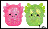 Axolotl Sugar Ball - Thick Glue/Gel Syrup Molasses Stretch Ball - Ultra Squishy and Moldable Slow Rise Relaxing Sensory Fidget Stress Toy
