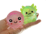 Axolotl Sugar Ball - Thick Glue/Gel Syrup Molasses Stretch Ball - Ultra Squishy and Moldable Slow Rise Relaxing Sensory Fidget Stress Toy