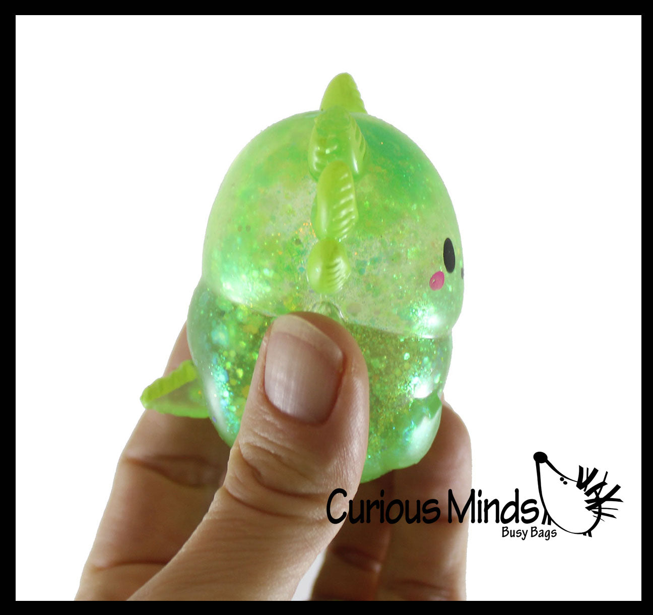 Axolotl Sugar Ball - Thick Glue/Gel Syrup Molasses Stretch Ball - Ultra Squishy and Moldable Slow Rise Relaxing Sensory Fidget Stress Toy
