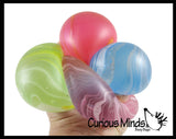 Marble Swirl Sugar Ball - Thick Glue/Gel Syrup Molasses Stretch Ball - Ultra Squishy and Moldable Slow Rise Relaxing Sensory Fidget Stress Toy