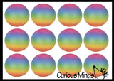 Rainbow Sugar Ball - Thick Glue/Gel Syrup Molasses Stretch Ball - Ultra Squishy and Moldable Slow Rise Relaxing Sensory Fidget Stress Toy